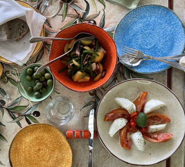 Signature breakfast with refined dishes and fresh ingredients in an exclusive Amalfi Coast setting